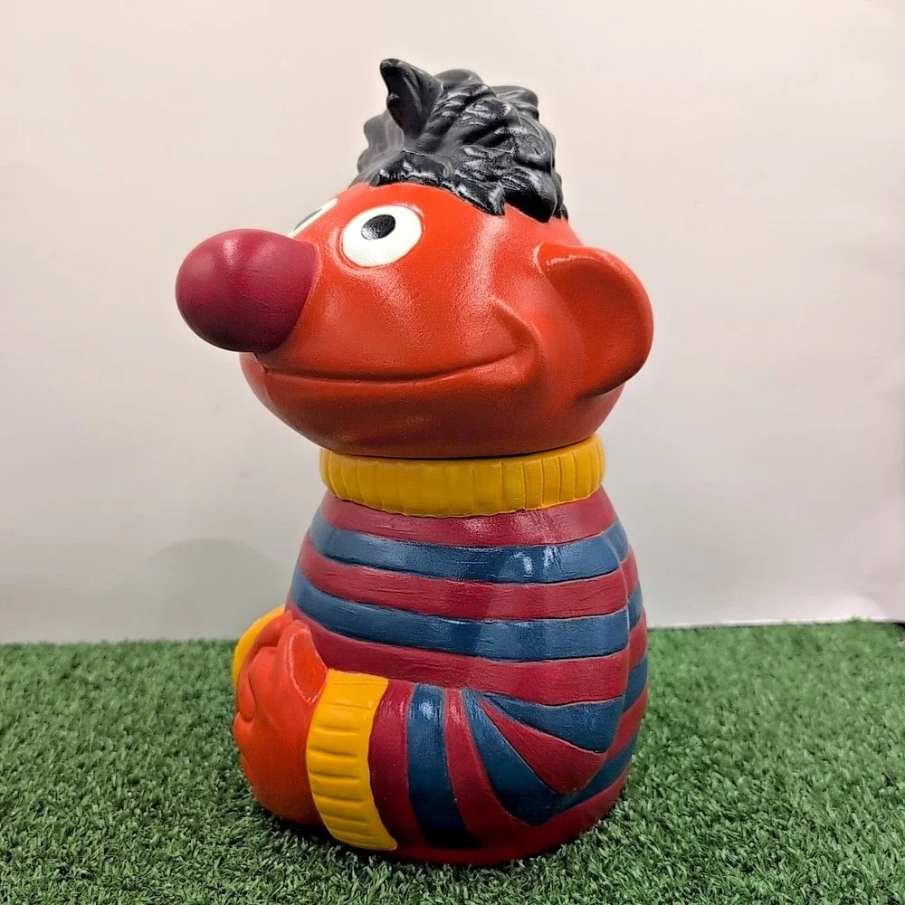 Vintage Sesame Street ERNIE Ceramic Cookie Jar Jim Henson Muppets Inc‎ - Classic